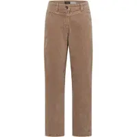 Cecil Dames Mid Waist Barrel Leg Broek – Casual Fit - Bruin - 31
