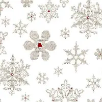 ANRO Tafelkleed Sneeuwvlokken Meerkleurig Rond Ø120cm Rechte rand Afwasbaar Waterafstotend