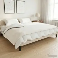 vidaXL Gewogen Dekentje Wit 138 x 200 cm 6 kg 100% Katoen 205T