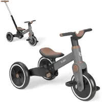Kikkaboo Flash driewieler, geschikt vanaf 18 maanden. 5-in-1 loopfiets en driewieler, ombouwbaar tot