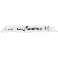 Bosch 2608656320 Reciprozaagblad S 922 HF, Flexible for Wood and Metal, verpakking van 100 stuks, 150 mm 1 stuk(s)