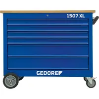 Gedore 3127796 Verrijdbare werkbank (b x h x d) 1200 x 985 x 635 mm Blauw