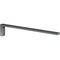 Keuco Edition 11 - Handdoekhouder, lengte 45 cm, zwart chroom geborsteld 11120130000