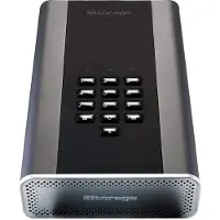 ISTORAGE diskAshur DT 2, 1000 GB, 3.2 Gen 1 (3.1 Gen 1), Zwart, Grafiet