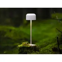 Konstsmide Tuin Tafellamp Lille | 3.5W LED | Wit Aluminium | 2200K/2700K | IP54 | Dimbaar