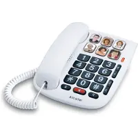 Alcatel Atl1430455 VoIP-telefoon. Transparant. Één maat