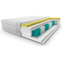 AEA Hochwertige Matratze 7 Zonen Bett Visco Schaumstoff 100x200 Matratzen Luxus 20cm