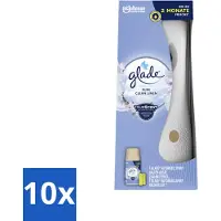 Glade 10 x - Startset Automatische Spray - Pure Clean Linen - 269 ml - Voordeelverpakking - 10 stuks