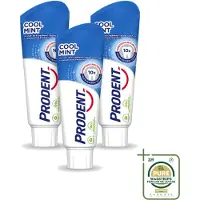 Prodent 3 x - Tandpasta - Cool Mint - Verfrissend - 75ml - Wasstrips - Tandpasta - Tandbederf - Tanderosie - Tandglazuur - Fluoride