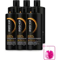 Syoss 6 x - Repair 440 ml - Shampoo - Herstellende Formule - 440ml - Bulkverpakking - Herstel haar - Douchemop - Beschadigd haar
