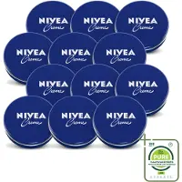 Nivea 12 x – Crème – Voor Gezicht, Handen en Lichaam – 250 ml - Grootverpakking - Vaatwasstrips - Crème - Gezichtscreme - Handen Crème - Lichaamscreme - Hydratatie