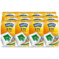 Swirl 12 x – Stofzuigerzakken – S73 – 4 zakken - Voordeelverpakking - 12 stuks