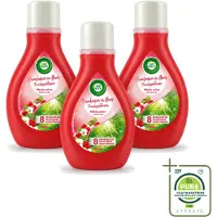 Air Wick 3 x – Luchtverfrisser – Actieve Wiek Framboos & Bloesem – 375 ml - Grootverpakking - Vaatwasstrips - Luchtverfrisser - Geur - Framboos En Bloesem - Actieve Wiek - Geurverspreiding