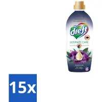 Dreft 15 x – Wasverzachter – Ultimate Care Intense Dark – 40 Wasbeurten - Voordeelverpakking - 15 stuks