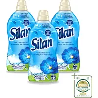 Silan 3 x – Wasverzachter – Classic Blue Fris Lentegevoel – 1144 ml - Wasstrips - Wasverzachter - Fris Lentegevoel - Wasgoed Verzachter - Wasgoed Geur - Wasgoed Comfort