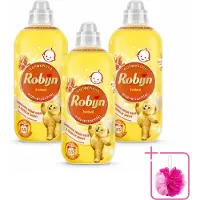 Robijn 3 x – Wasverzachter – Zwitsal – 1,1 L - Bulkverpakking - Wasverzachter - Douchemop - Wasgeur