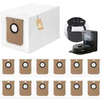 OEM Stofzuigerzakken - 2,5 liter inhoud - 12 stuks - Compatibel met opvangstations voor robotstofzuigers