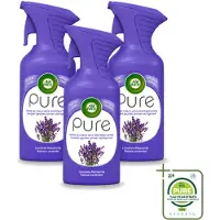 Air Wick 3 x - Luchtverfrisser Spray - Paarse Lavendel - 250ml - Grootverpakking - Vaatwasstrips - Luchtverfrisser - Lavendel - Geur - Geurverfrisser - Luchtverfrisser Spray