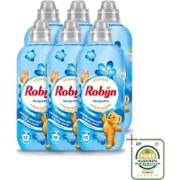 Robijn 6 x – Wasverzachter – Morgenfris – 1,1 L - Wasstrips - Wasverzachter - Wasverzachter Morgenfris - Wasverzachter Voor Kleding - Wasverzachter Morgenfris 1.1 L - Wasverzachter Voor Textiel