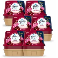 Glade 6 x - Badkamer Gel - Luscious Kers & Pioenroos - 180 g - Voordeelverpakking - 6 stuks