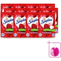 Soupline 12 x – Wasverzachtertabletten – Harten Straling van Passiebloemboeket - 28 tabletten - Bulkverpakking - Wasverzachter tablet - Douchemop - Wasverzachter in tabletvorm