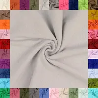 OEM Bunschtoffe, fijn gebreid, buisvormig - Elastisch, geschikt voor kleding - Grijs - 34 cm buisbreedte - 1,0 meter lengte