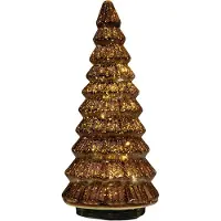Anna's Collection Decoratieboom Brons Met Verlichting D 13,2 H 30 Cm