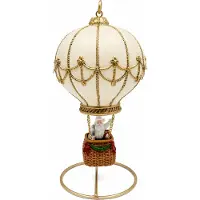 Intratuin Kerstdorp Luchtballon Crème 12,9 X 13,2 X 23 Cm