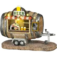 Luville Molendam Kerstdorpminiatuur Foodtruck Bier 15,5 X 9 X 12 Cm