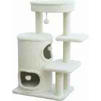 Intratuin Krabpaal Lef Wit 59 X 39 X 100 Cm