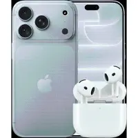 Apple Iphone 18 Pro - 5g 256 Gb Glacier + Airpods 5 Draadloos Oplaadcase In-ear Draadloze Oordopjes Met Noise-cancelling Smartphone Bundle