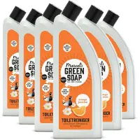 Marcel's Green Soap 6x Toiletreiniger Sinaasappel & Jasmijn 750 Ml