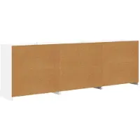 vidaXL Dressoirs 3 st bewerkt hout wit