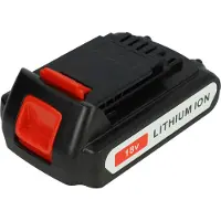 VHBW -accu compatibel met Black & Decker MULTIEVO, GWC1800LB, GWC1820PCB, GWC1800L, MT18SSK, GXC1000L, STC1815 gereedschap (1500 mAh, Li-Ion, 18 V)
