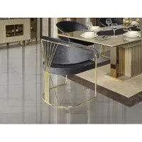 AEA Stuhl schwarz Luxus Esszimmer schöne Möbel Design elegante Stühle moderne Holz