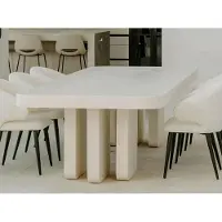 AEA Stilvoller Weißer Esstisch Designer Küchentische Holztische Möbel