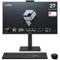 MSI PRO MAX 27P Z 8MG-016DE alles-in-één-pc 27" (68,6 cm) FHD-beeldscherm, AMD Ryzen 7 255, 16 GB DDR5 RAM, 512 GB M.2 SSD, AMD grafische kaart, Wi-Fi 6E, Bluetooth 5.3, oOS