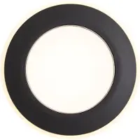 QAZQA led inbouwspot, inbouwlamp - Poetie - zwart , incl. 4.9W geintegreerde led, 2200K - 6500K, extra warmwit - daglicht, dimbaar, 11cm, rond, ideaal