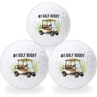 Wilson Golfballen Golf Buddy Groen - Vriendschap Golf Cadeau - 3 stuks