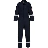 Portwest FR502 Bizflame Plus beschermende overall, marineblauw, maat XXXL