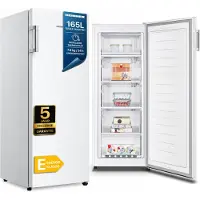 Heinner HFF-HS165E++ Vriezer, 165 L, Mechanische thermostaat, Deuralarm, Omkeerbare deur, Wit
