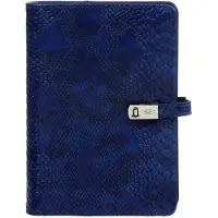 Kalpa 1111-75 Personal Bindmiddel Organizer Croco Indigo 1 week per 2 paginas 2026-2027-2028