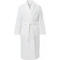 Ten Cate Badjas - Dames & Heren - Badstof - Katoen - Sauna Badjas - Ochtendjas - Kamerjas - Unisex - met Ceintuur - Wit - L/XL