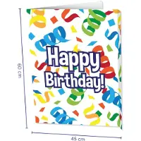 Paper Dreams Window signs - Happy birthday! | Raambord (multicolor)