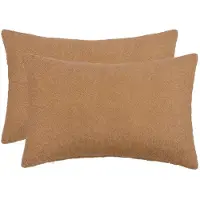 vidaXL Kussensloop 2 st HEERLEN Beige 40 x 60 cm Bouclé