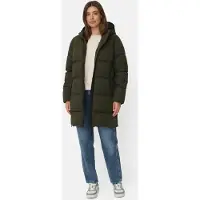 Camel active Waterafstotende parka met warm gevoerde zakken - Maat womenswear-48 - Donker Groen