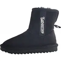 Kangaroos K-UK Holy Kinderschuhe Mädchen Winterstiefel Schwarz Freizeit