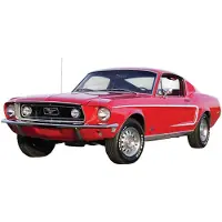 Airfix Set - QUICKBUILD - Ford Mustang GT 1968 J6035 - 45 Teile - - One Size - Klötze