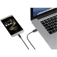 Renkforce RF-4599658 USB-kabel USB 3.2 Gen1 USB-A stekker, USB-C stekker 0.50 m Zwart