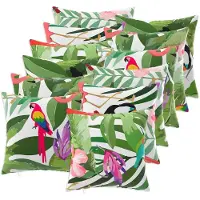 vidaXL Kussensloop 12 st HEERLEN Meerkleurig 45 x 45 cm Polyester